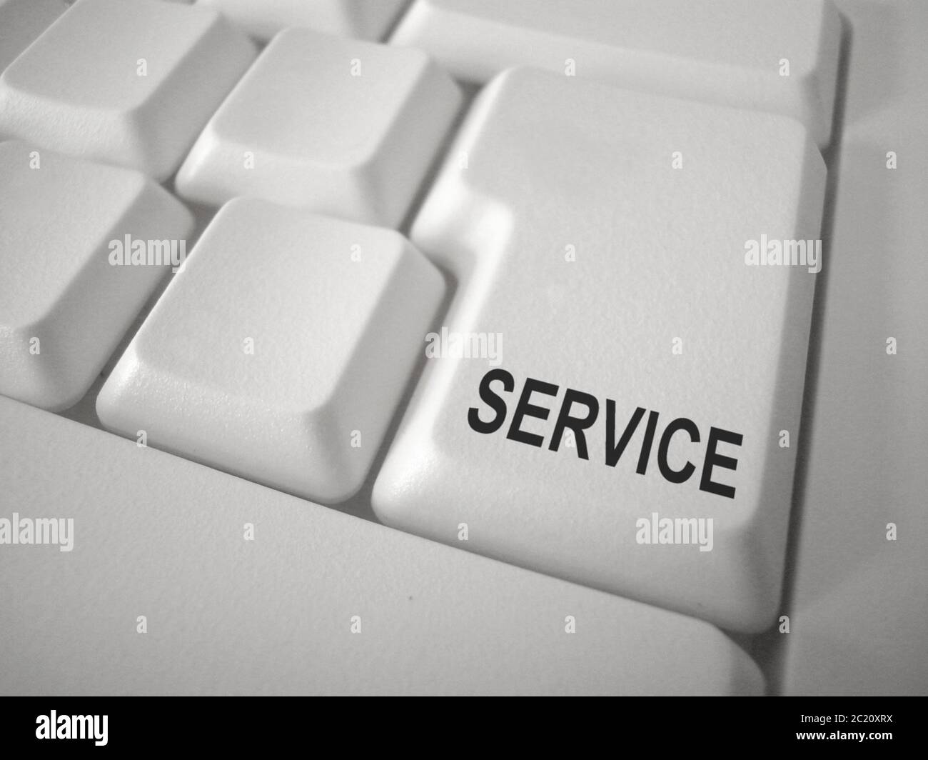 Keybord Button Service Stock Photo