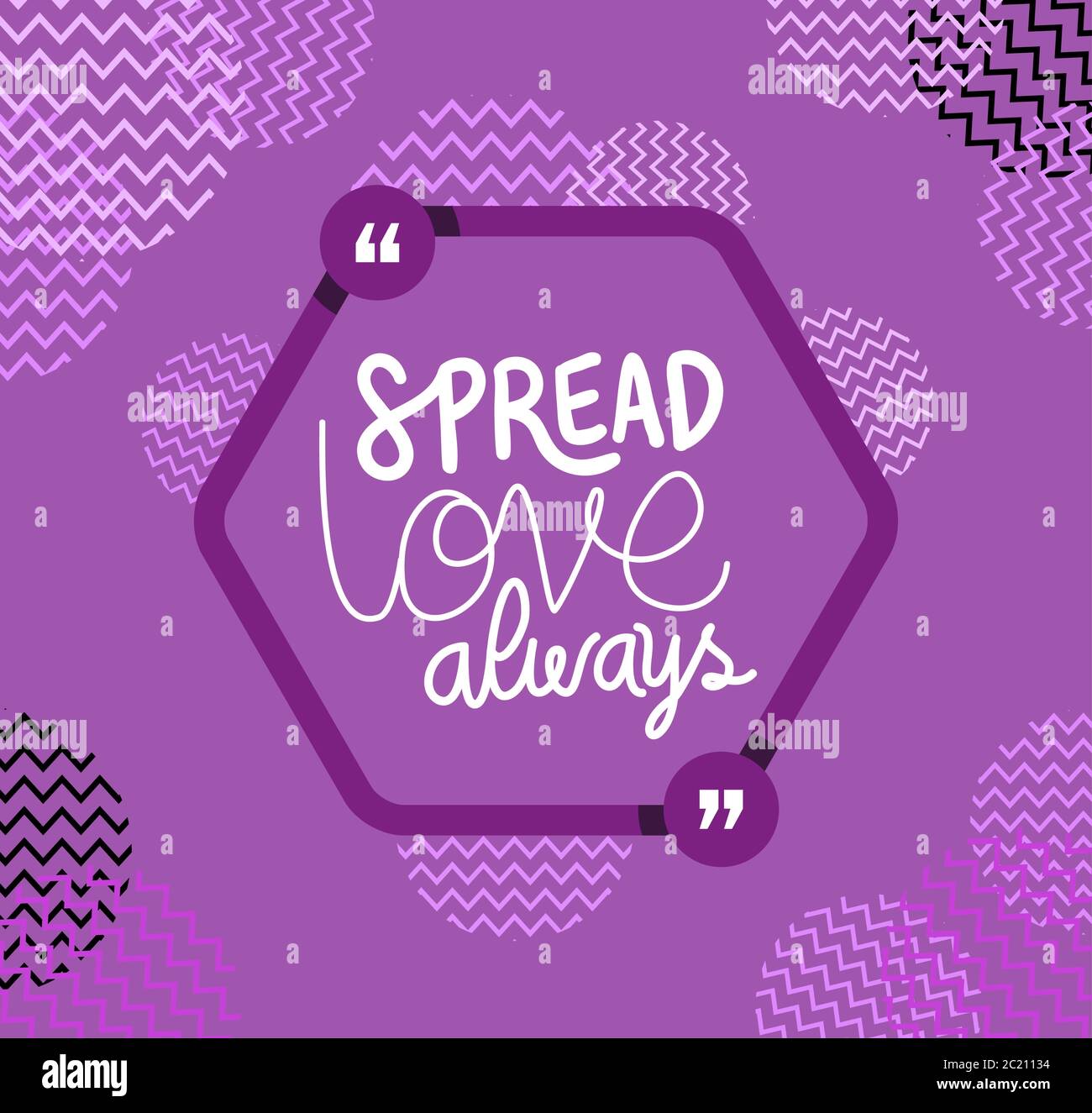 spread love always design of Quote phrase text and positivity theme