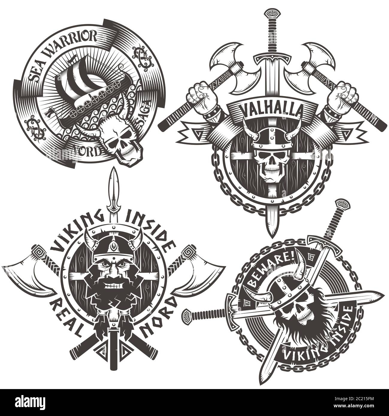 Shield warrior hi-res stock photography and images - Alamy