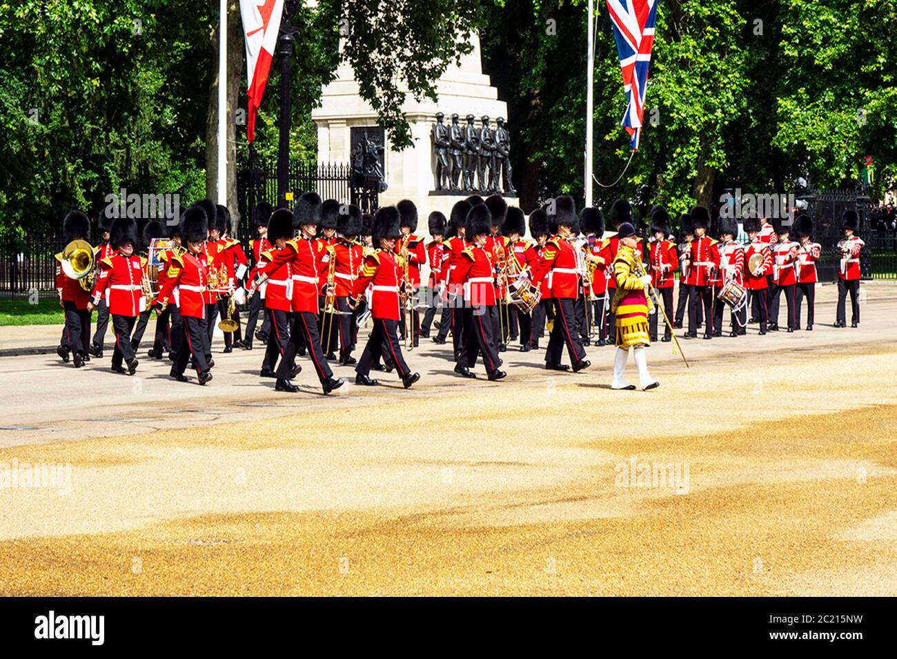Trooping the colour Stock Photo