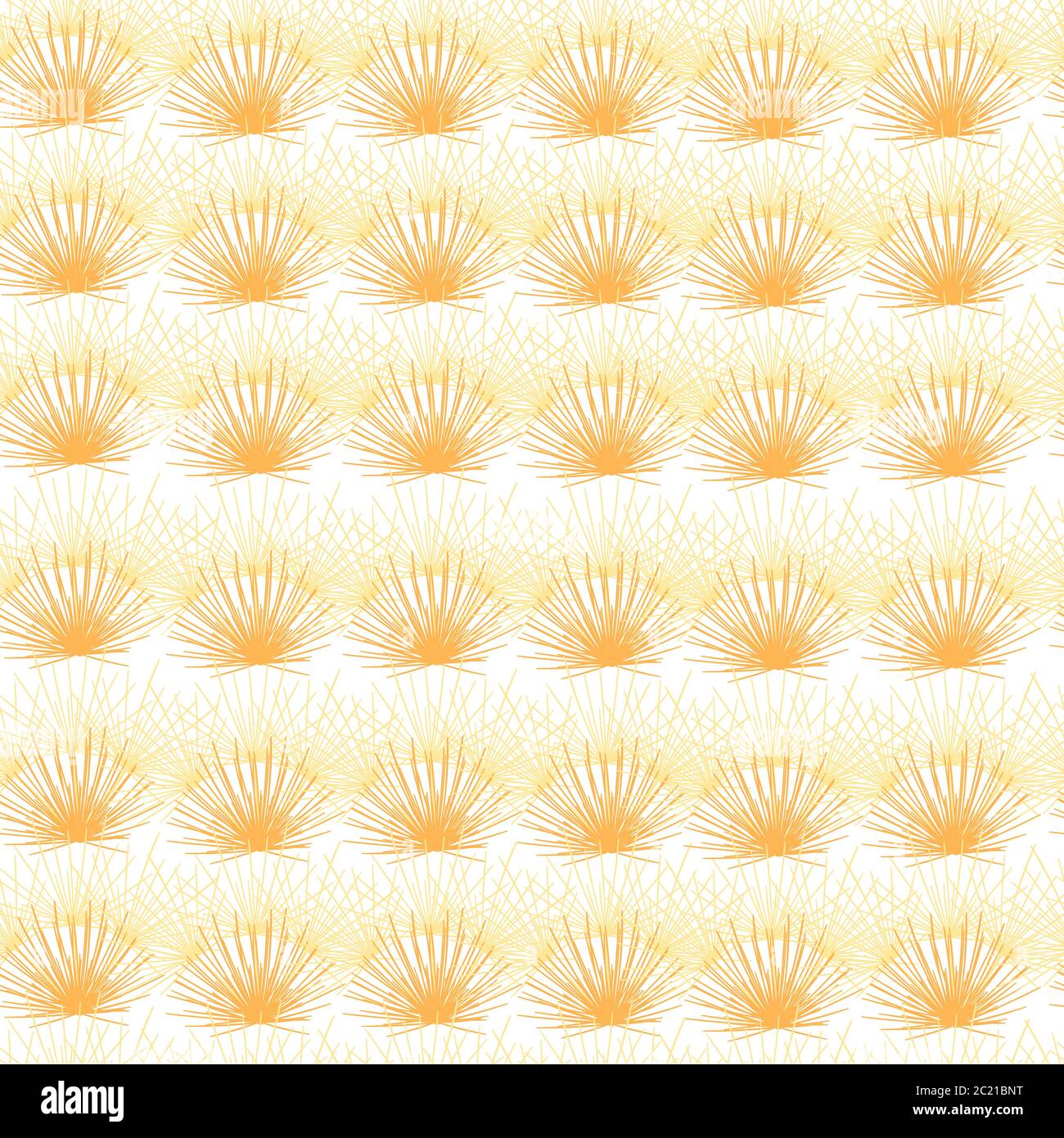 Seamless pattern with abstract dandelion flower in blossom flat vector ...