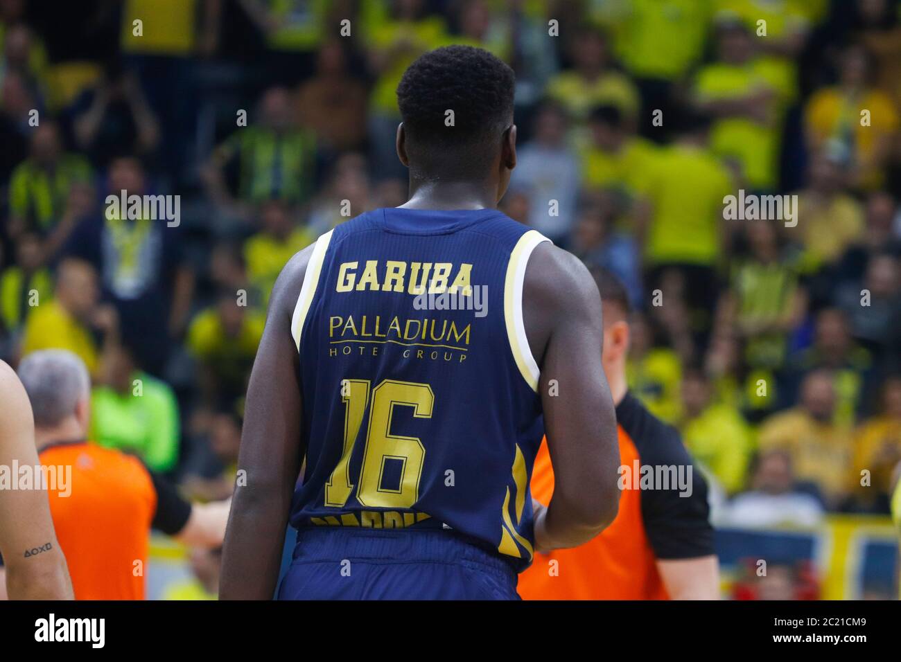 ISTANBUL / TURKEY - FEBRUARY 20, 2020: Usman Garuba during EuroLeague 2019-20  Round 24 basketball game between Fenerbahce and Real Madrid at Ulker Sports  Arena Stock Photo - Alamy