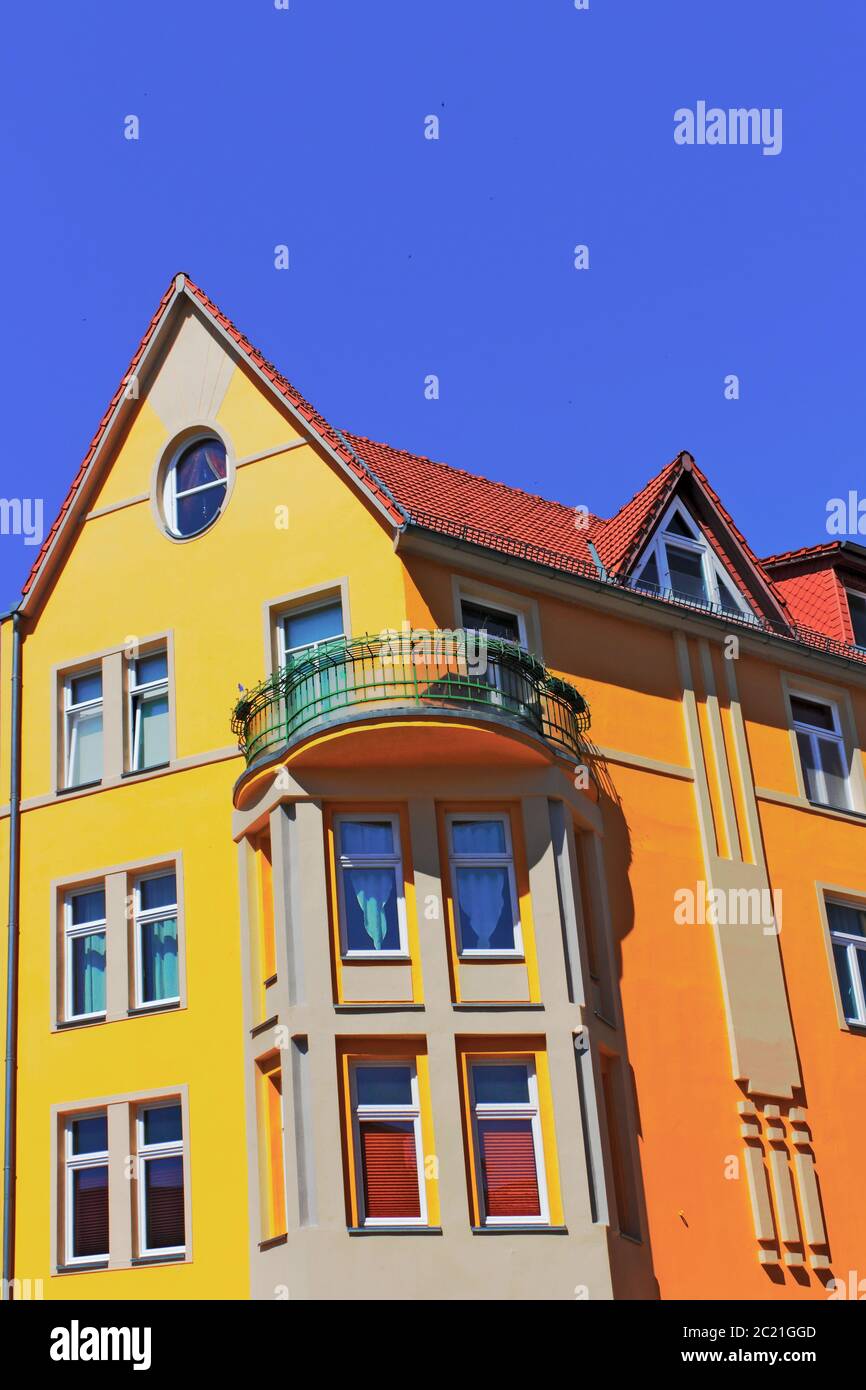 Renovated old building Stock Photo - Alamy