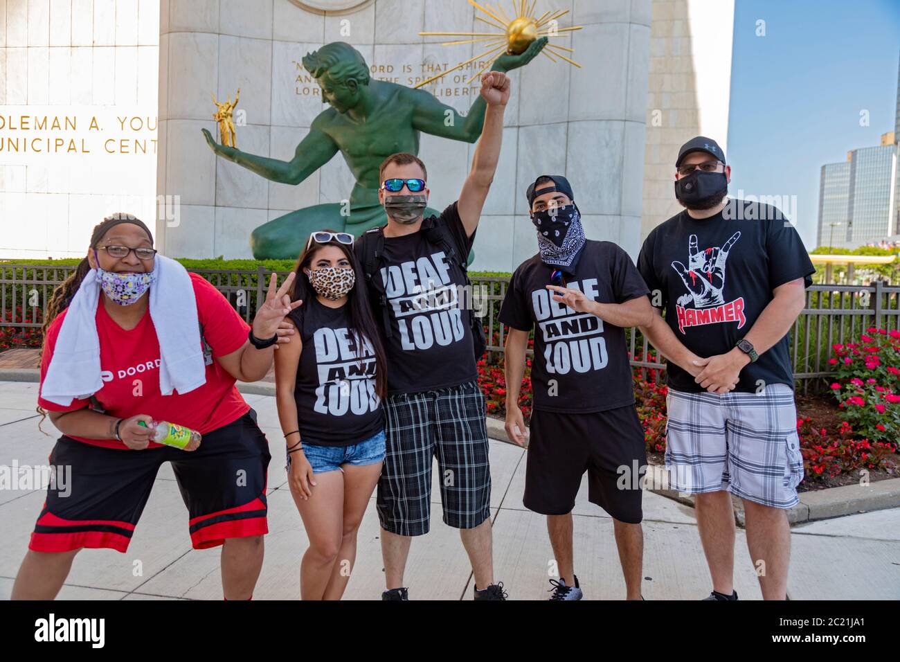 Detroit United States 15th June 2020 Detroit Michigan Deaf 