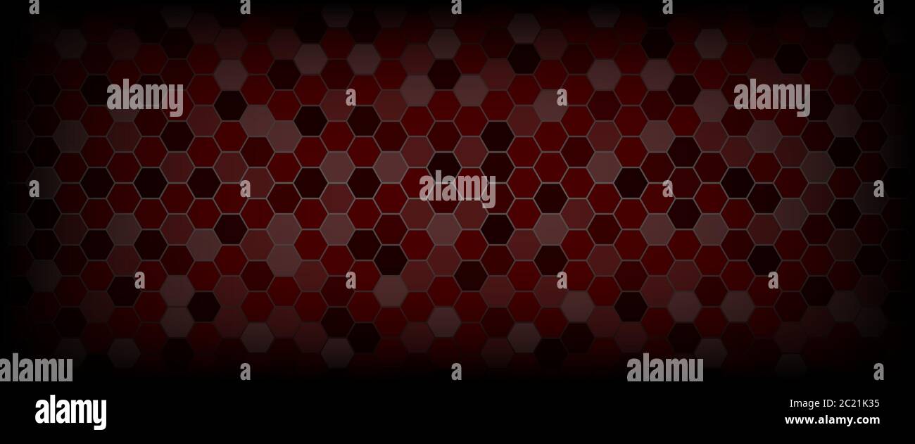 Technological hexagon pattern background, vector illustration Stock Vector