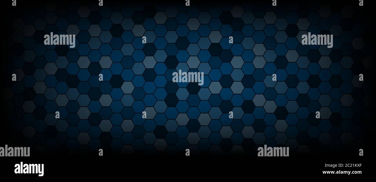 Technological hexagon pattern background, vector illustration Stock Vector