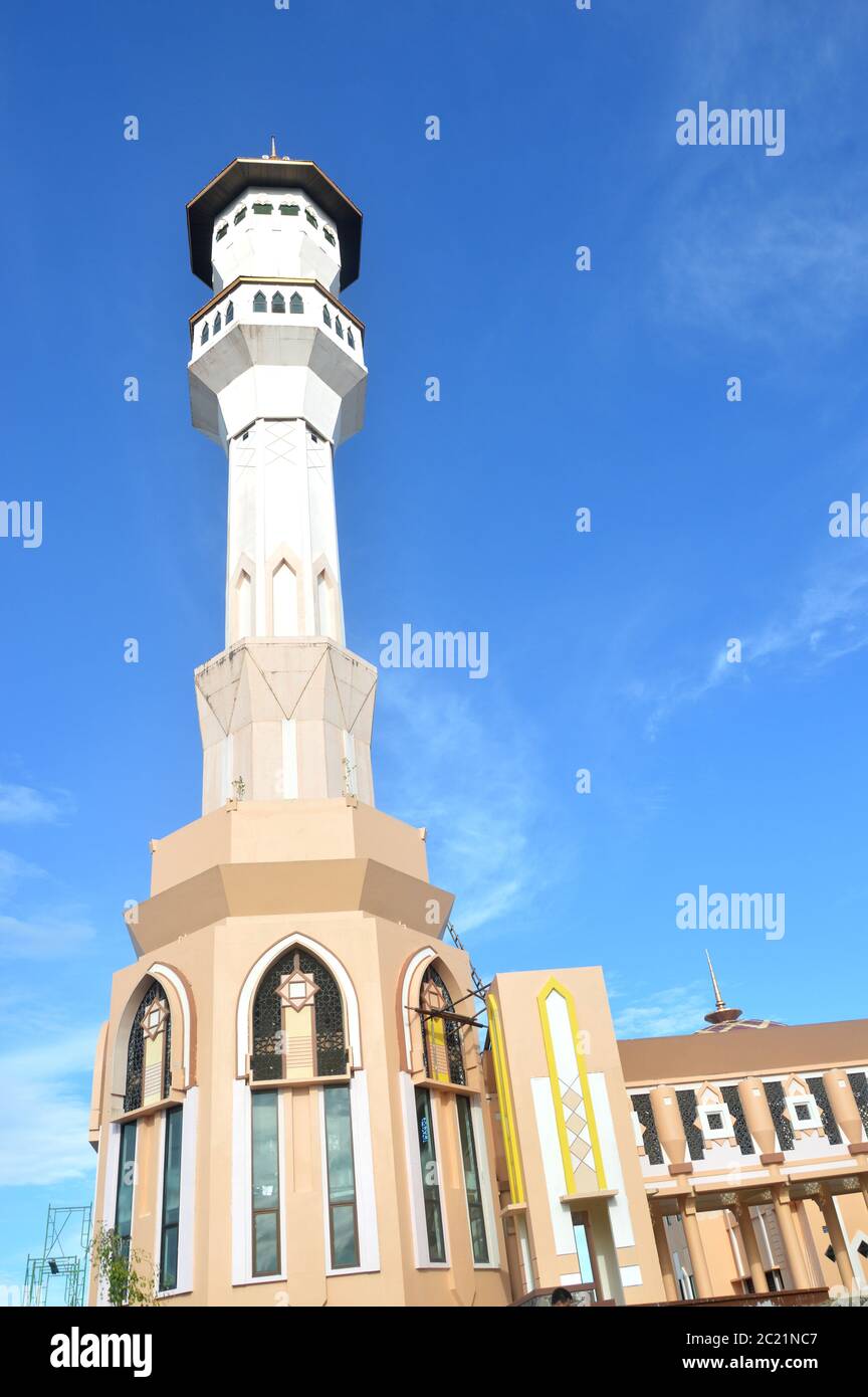 Mosque Baitul Izzah Tarakan, Indonesia Stock Photo
