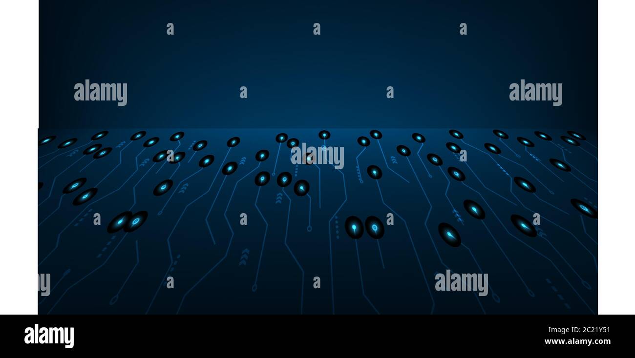 Abstract futuristic technology background, vector illustration Stock ...