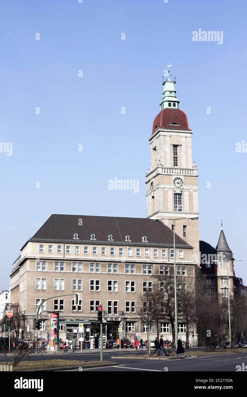 Berlin City Hall Friedenau Stock Photo