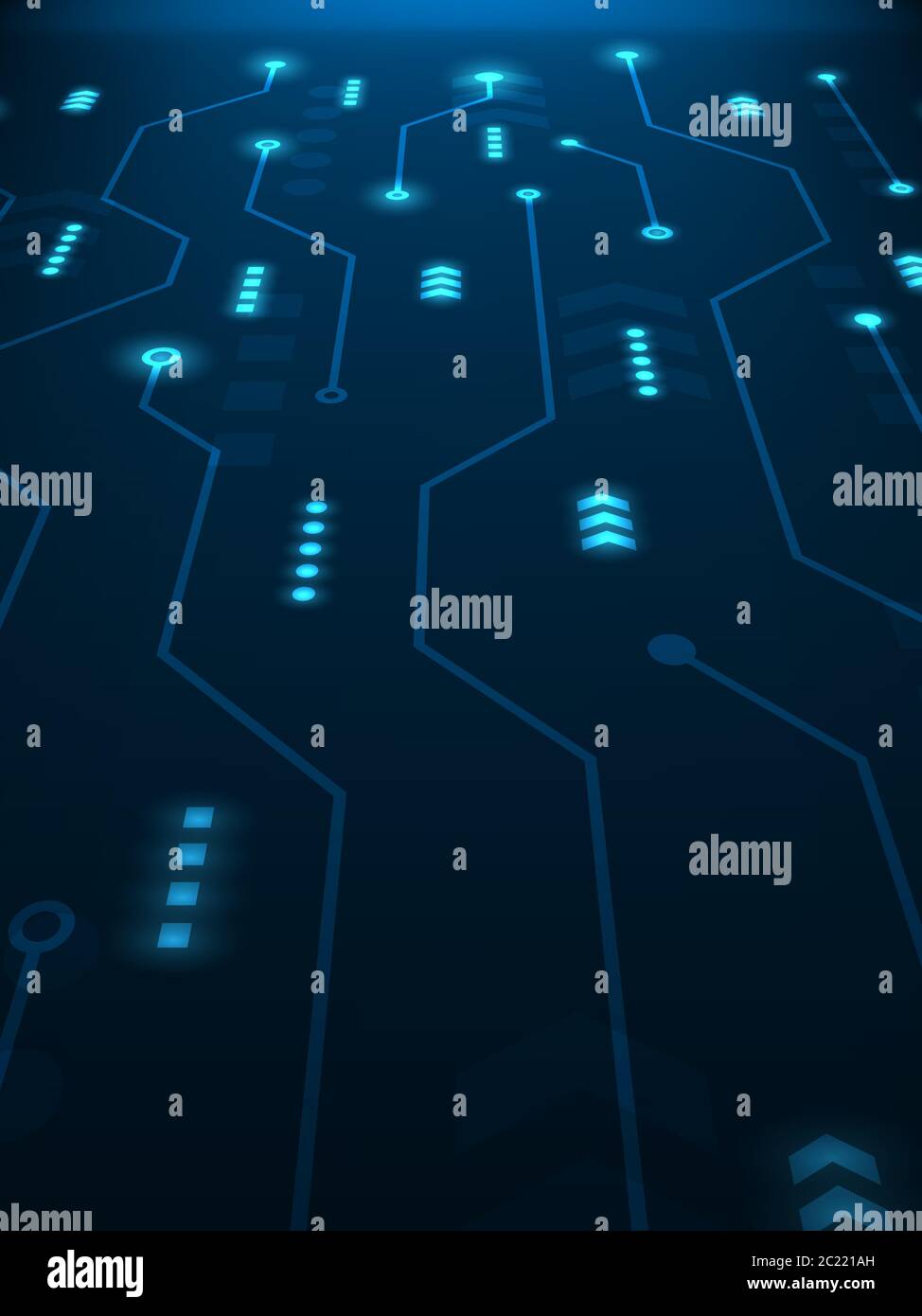 Abstract futuristic technology background, vector illustration Stock ...