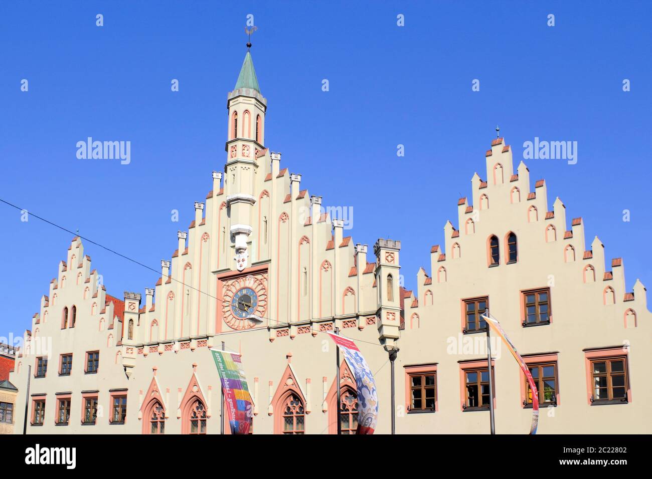 Town hall of Landshut Stock Photo - Alamy