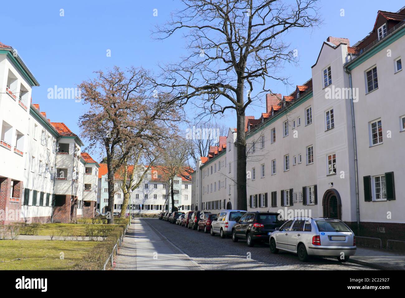 World Cultural Heritage - Siemensstadt housing estate Stock Photo