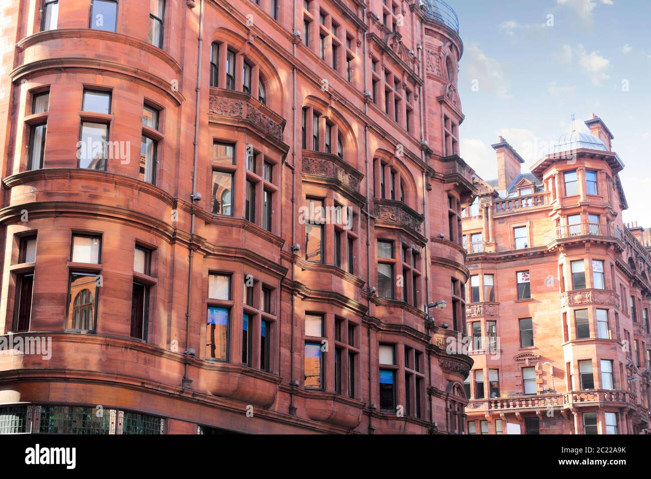 Houses in Glasgow Stock Photo Alamy