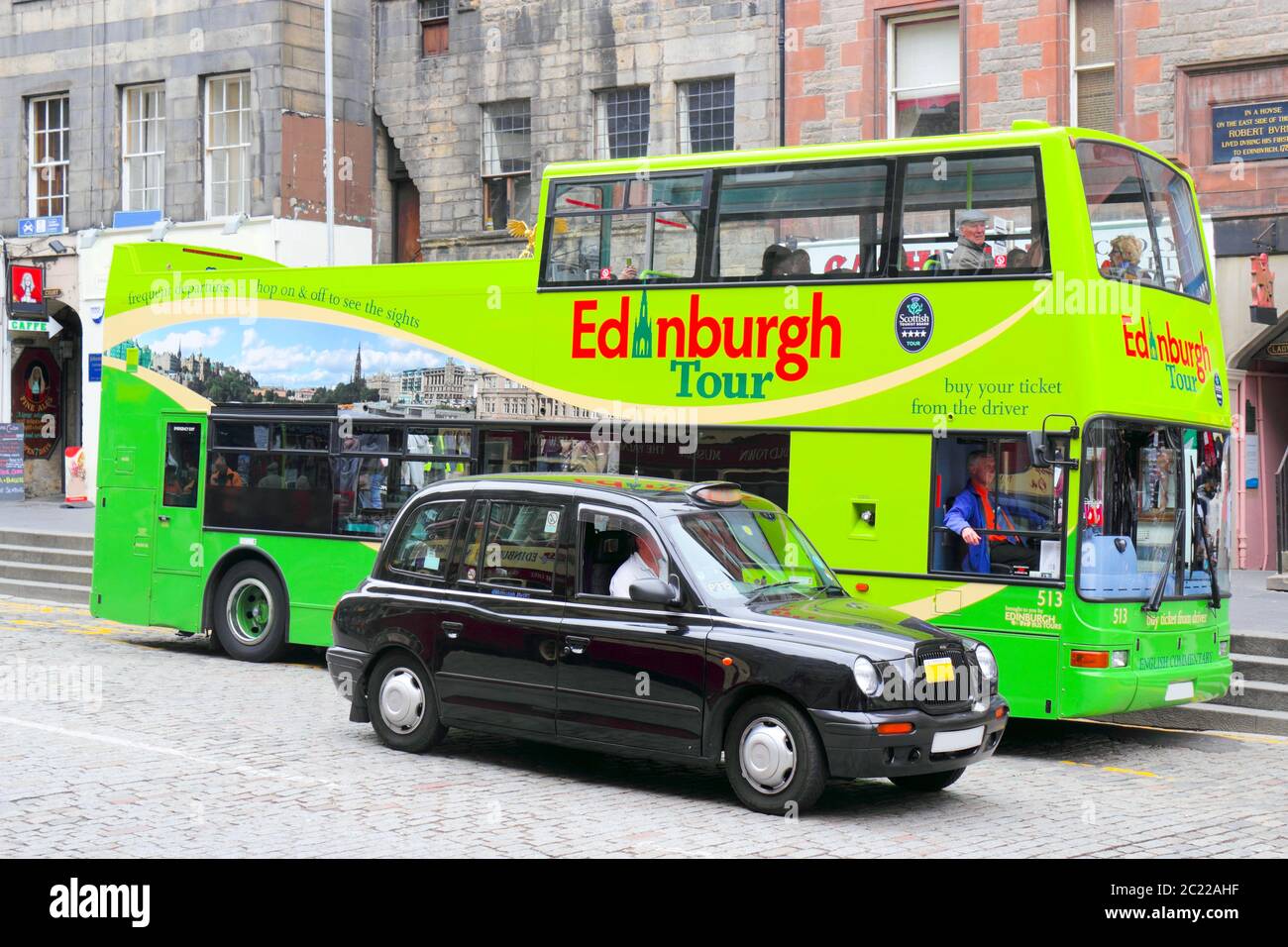 Edinburgh Tourism Stock Photo