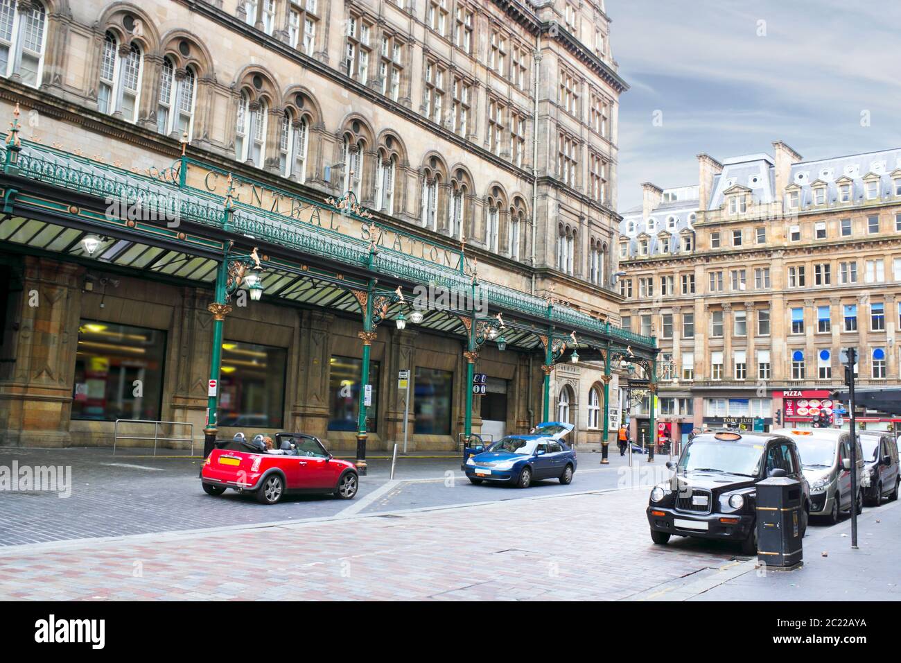 Glasgow Central Station Stock Photo Alamy