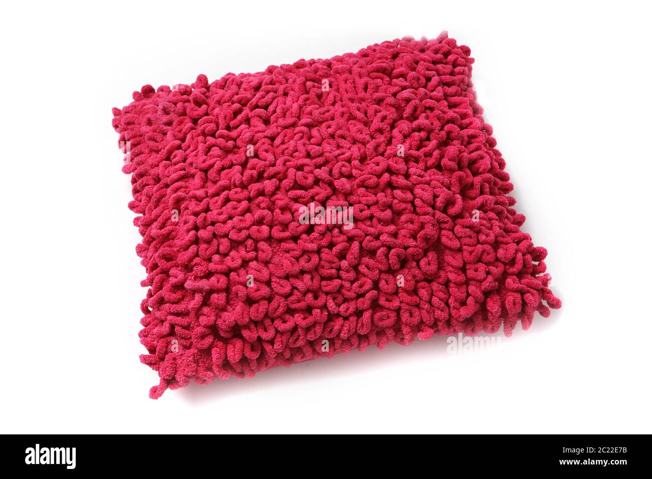 Red Pillow Isolated on white background Stock Photo Alamy