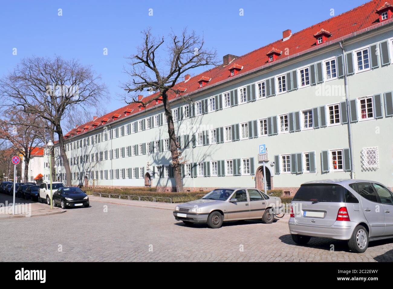 Residential monument Siemensstadt Stock Photo