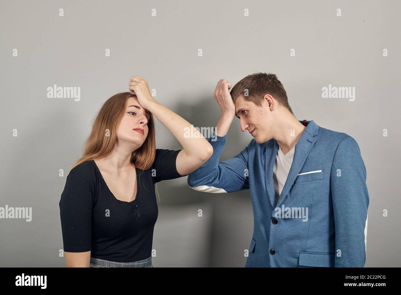 Face palm, disappointed slapping head due to mistake, oversight or epic  fail, headache in studio, forgetful model remembers do importent task,  keeps hand on forehead, remembering important forgets Stock Photo - Alamy