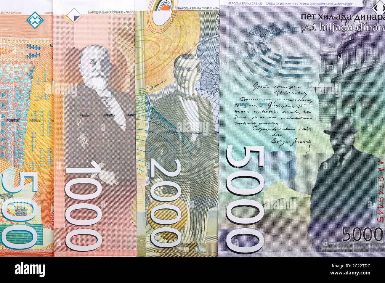 serbian-dinars-a-business-background-stock-photo-alamy