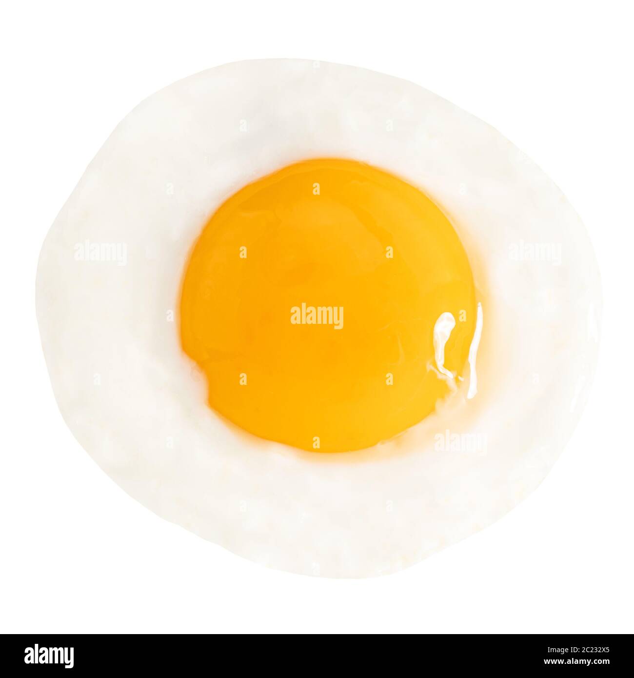 fried egg isolated on white background with clipping path Stock Photo ...