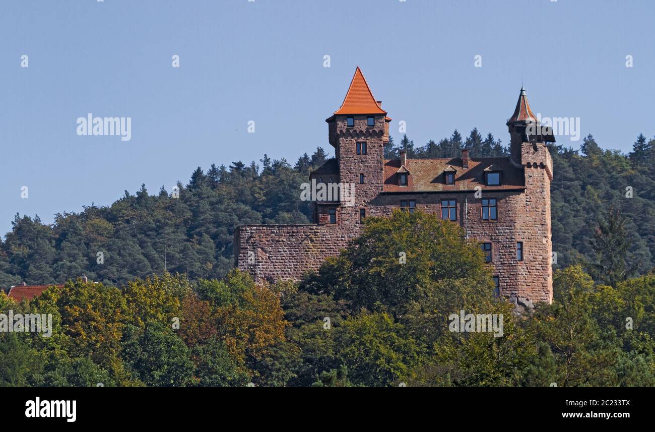 Burg Berwartstein Stock Photo