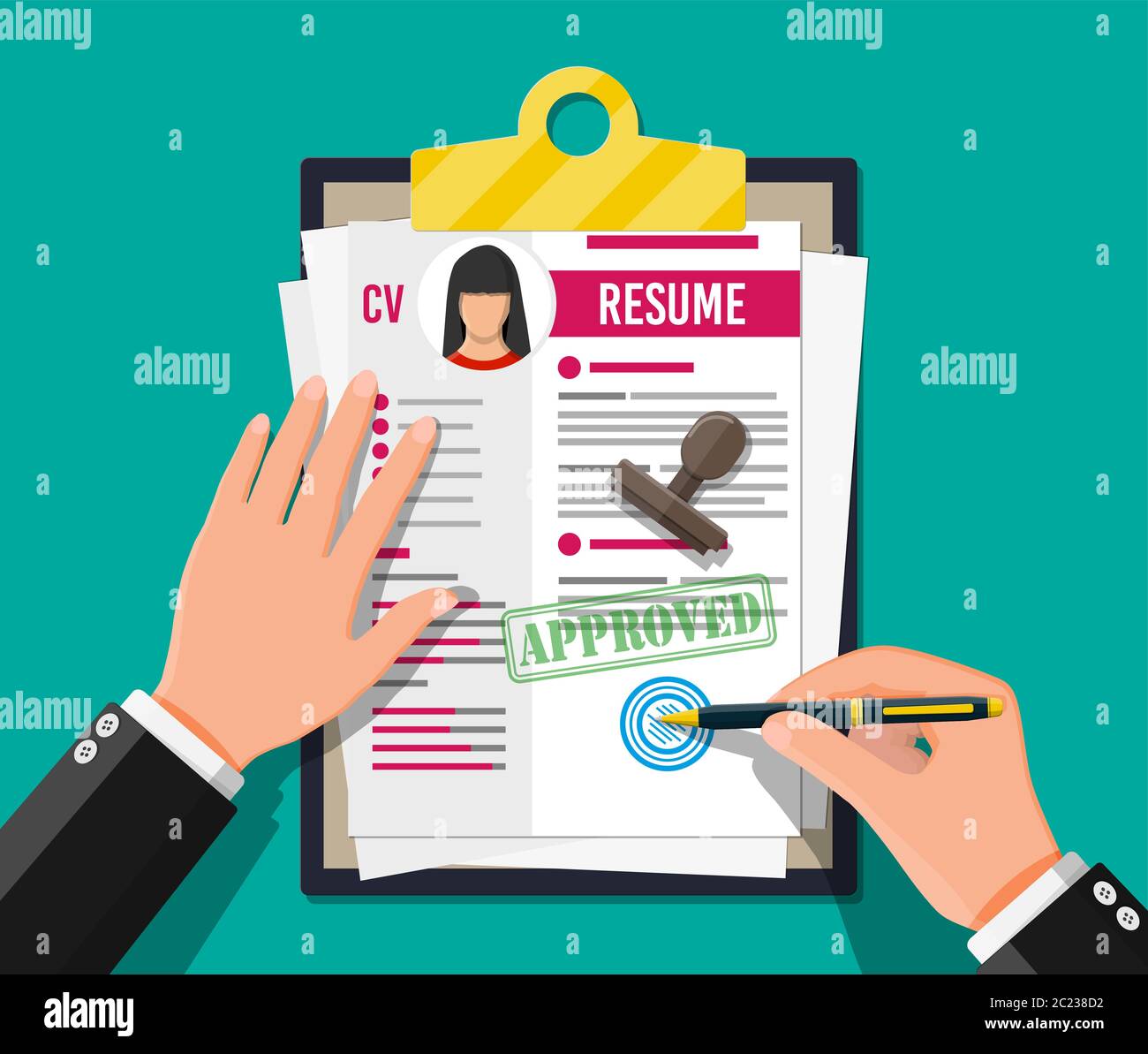 Apply Resume Cliparts, Stock Vector and Royalty Free Apply Resume  Illustrations