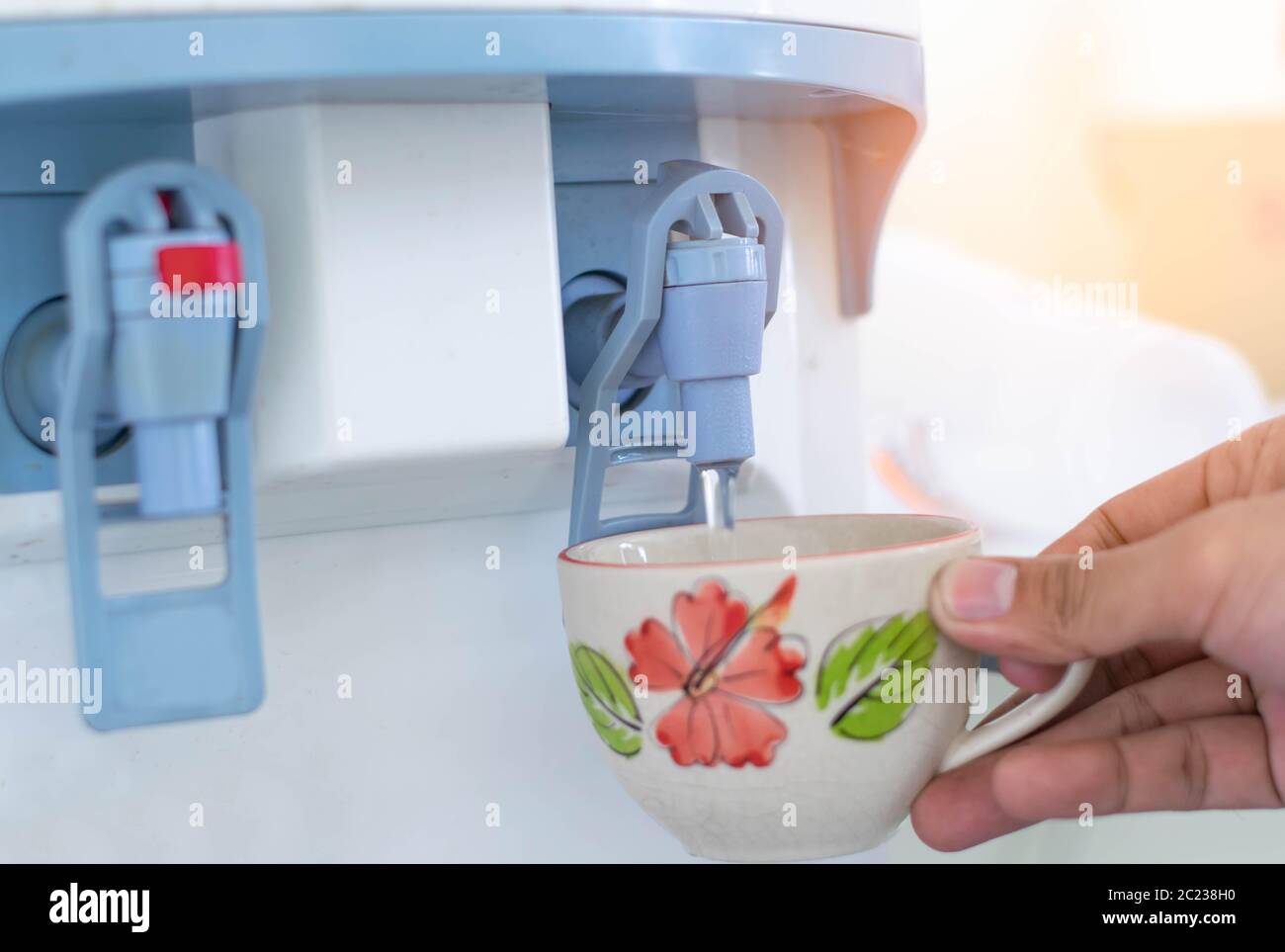 Water dispenser in the public area Stock Photo Alamy