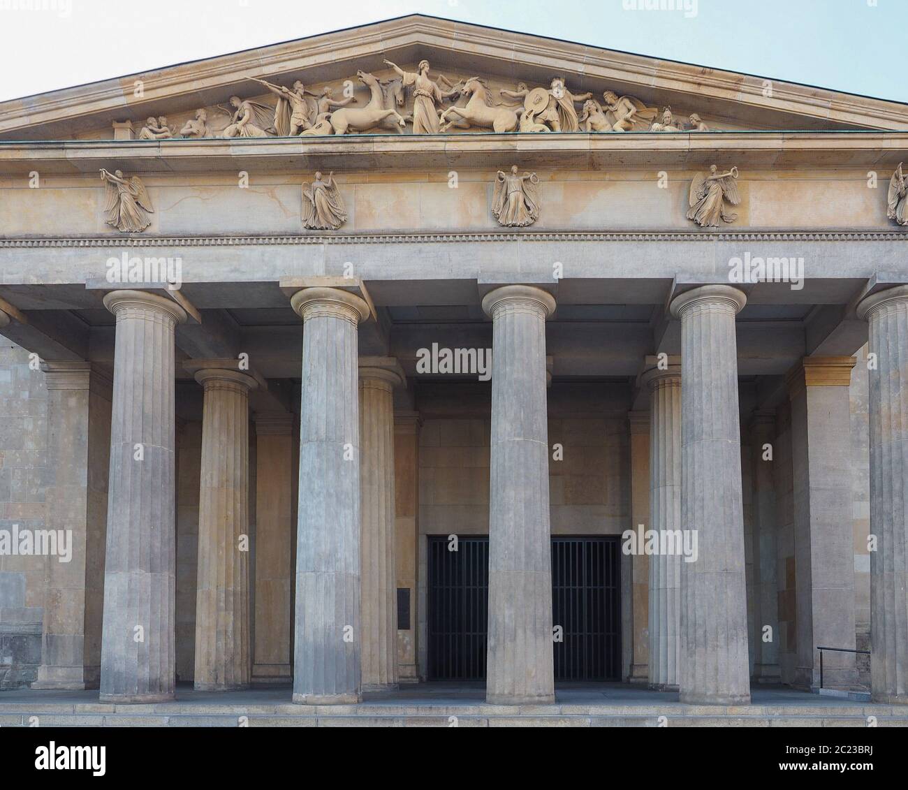 Neue Wache (meaning New Guardhouse) Central Memorial of the Federal Republic of Germany for the Victims of War and Dictatorship in Berlin, Germany Stock Photo