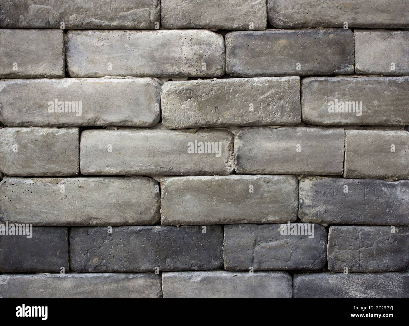 Gray brick wall texture background Stock Photo - Alamy