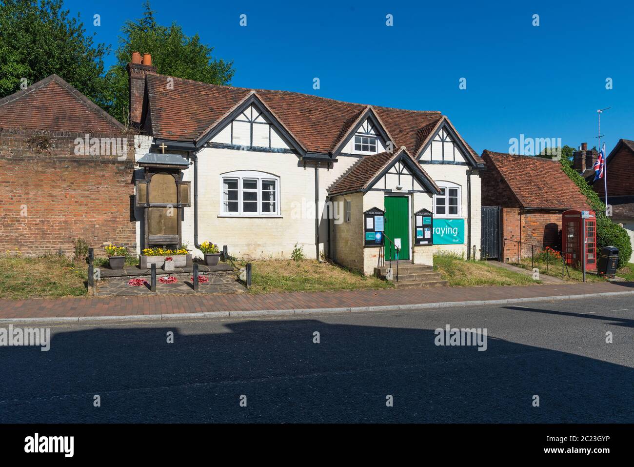St. Giles church reading room in High Street, Chalfont St. Giles