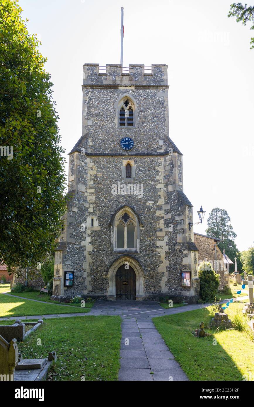 The Parish Church of Chalfont St. Giles, Buckinghamshire, England, UK Stock Photo