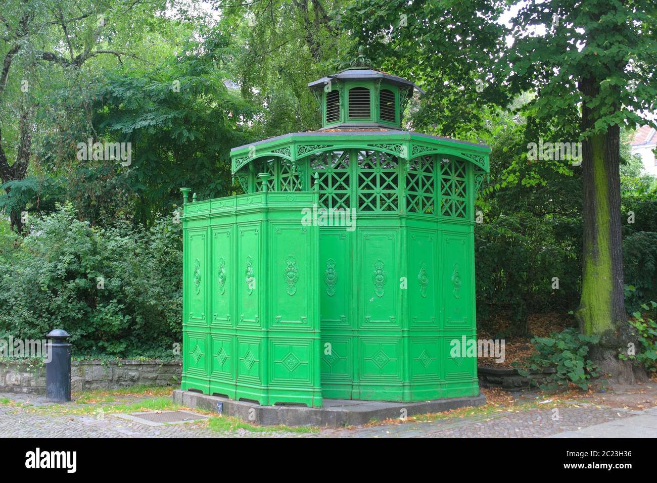 Historical toilet house Stock Photo