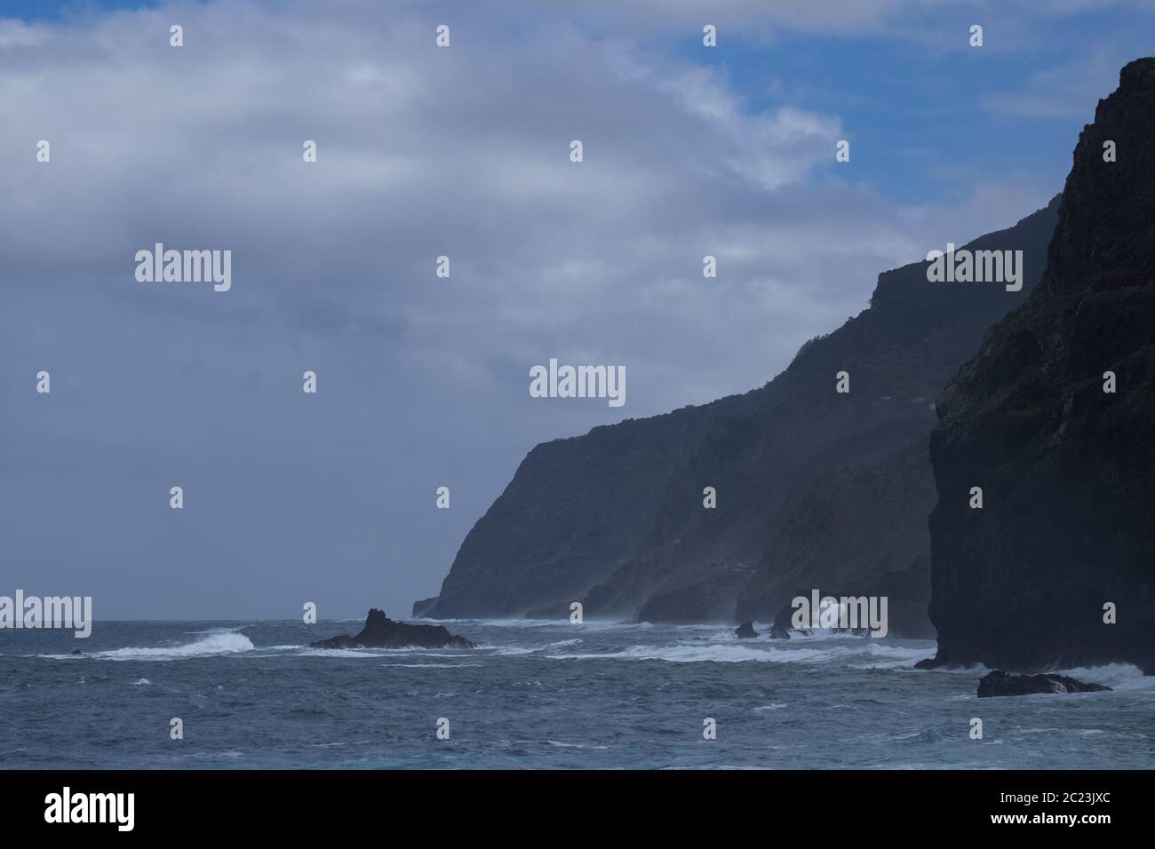 On the north coast of Madeira Stock Photo