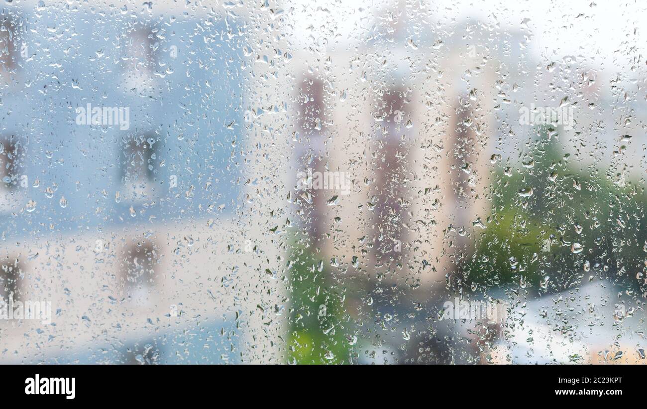 Rainy house window horizontal hi-res stock photography and images - Alamy