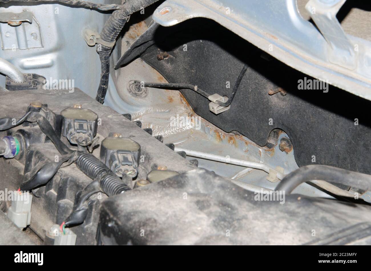 Car with Rust and Corrosion, damage from road salt Stock Photo Alamy
