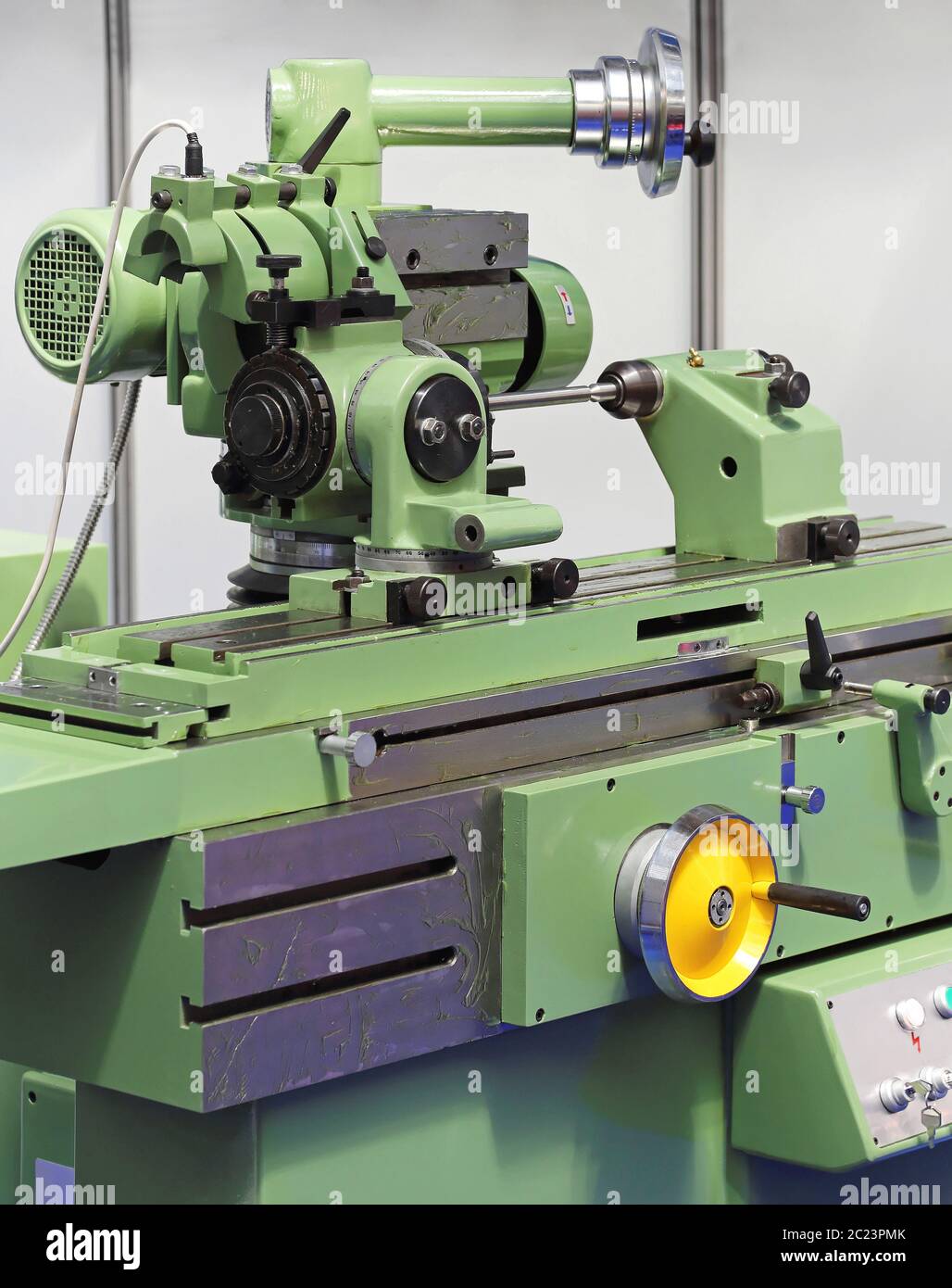 Classic Lathe Machine Tool in Metal Production Stock Photo Alamy