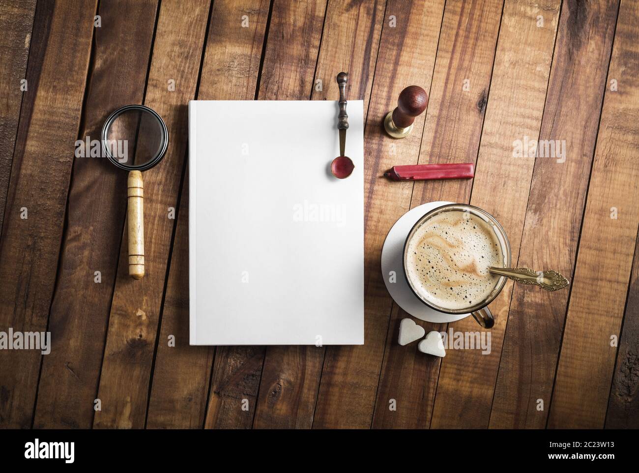 Vintage stationery set Stock Photo Alamy