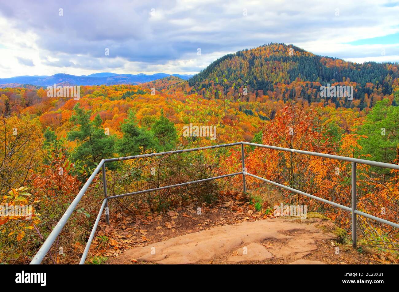 Palatine Forest Germany Rhineland Palatinate High Resolution Stock ...