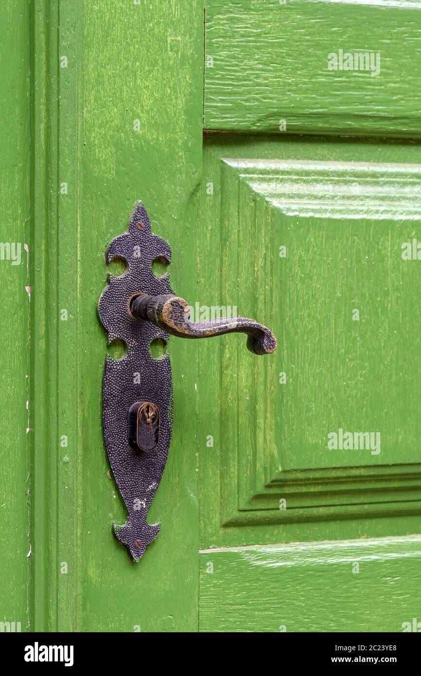 Front door handle green hi-res stock photography and images - Alamy - Green Door Handle Options