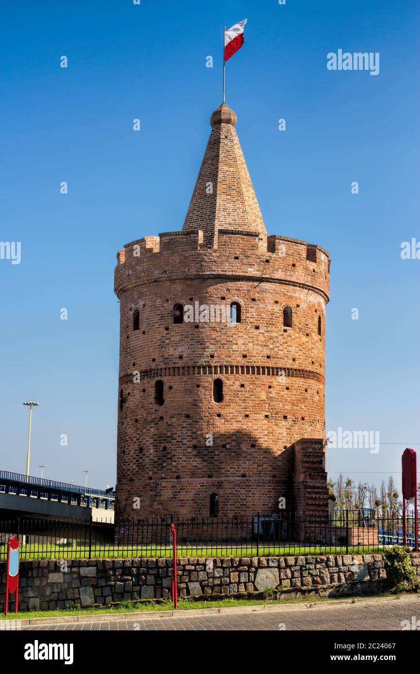 Tower of the Seven Cloaks in Szczecin, Poland Stock Photo