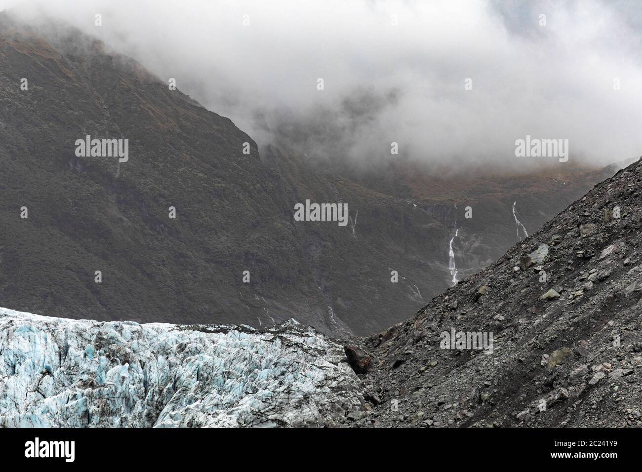 Franz Josef Glacier, New Zealand Stock Photo