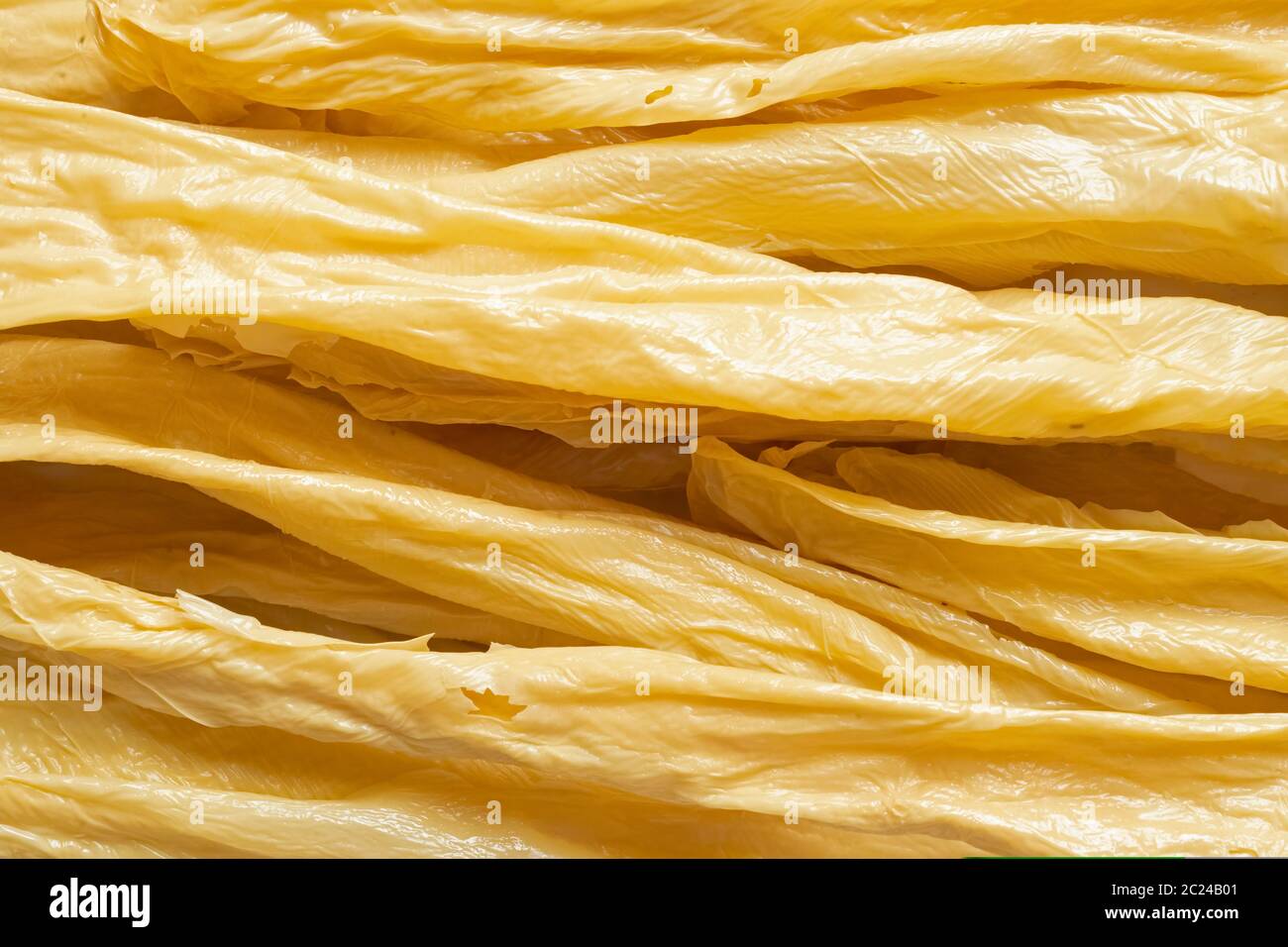 Close Up Of Dried Bean Curd Sticks Stock Photo Alamy beancurd