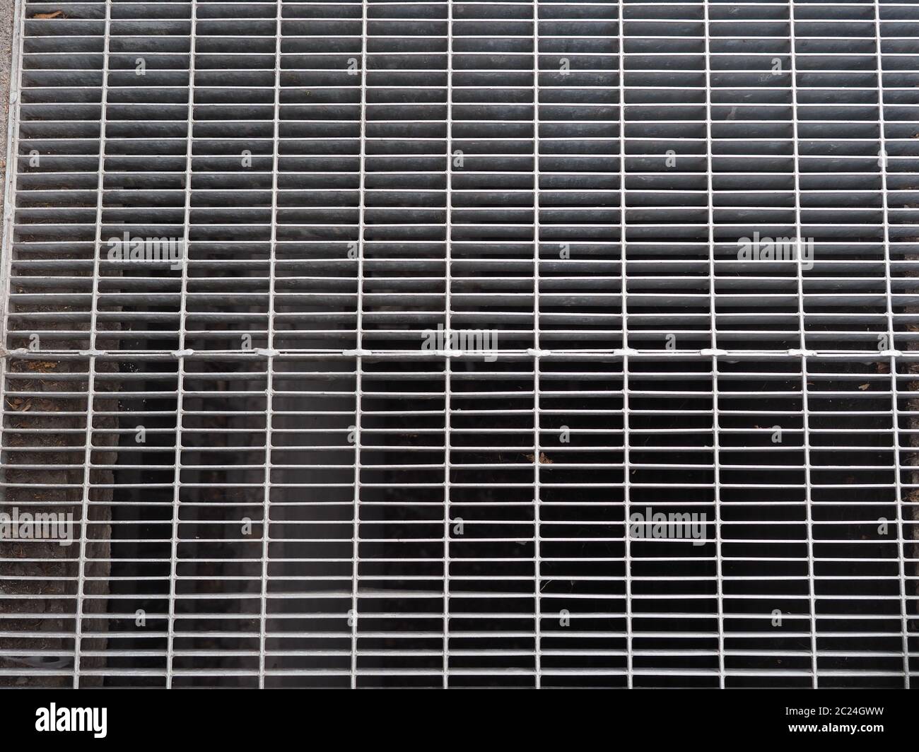 grey steel grid texture useful as a background Stock Photo