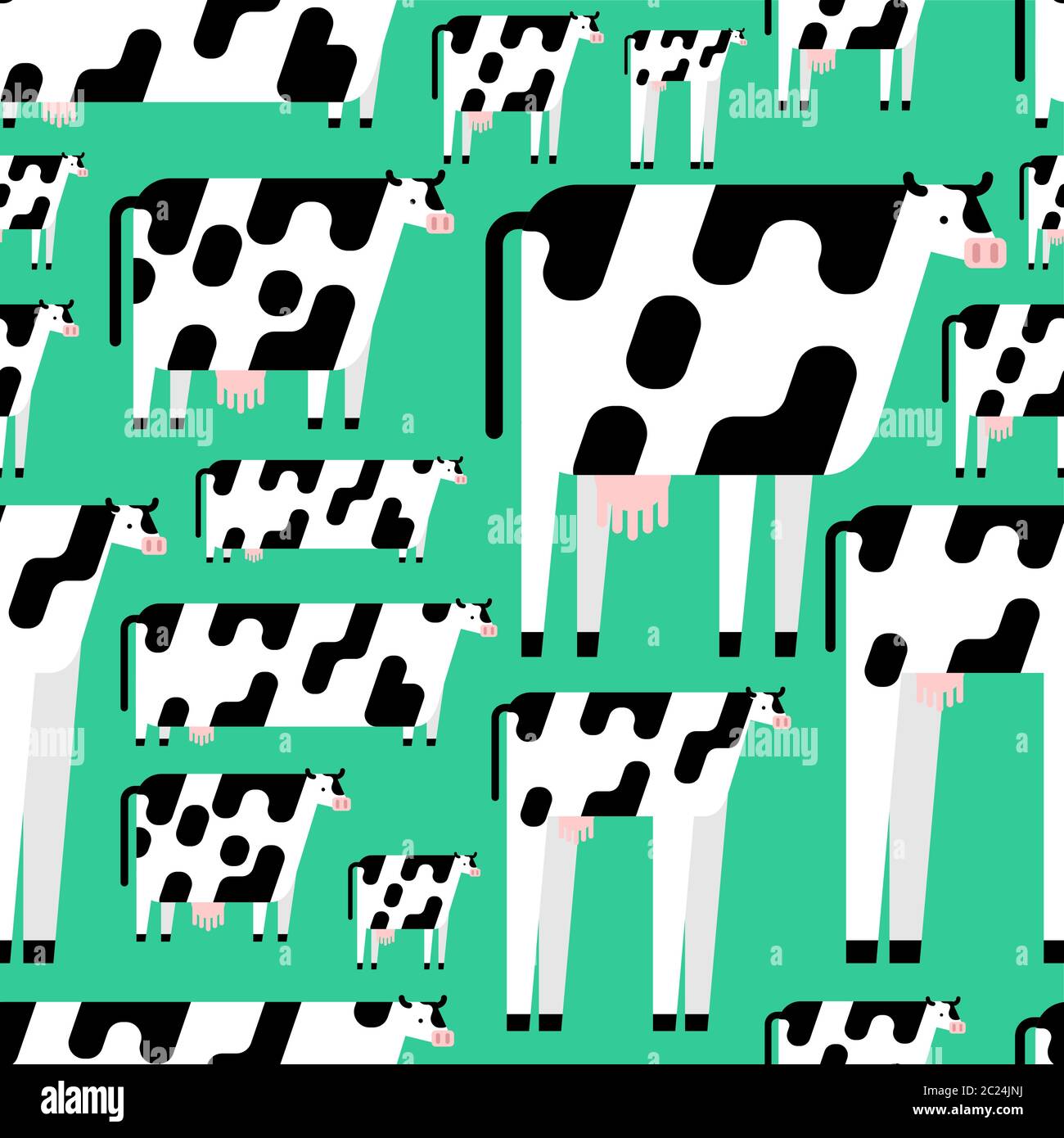 Seamless pattern with cute cow print for baby Vector Image