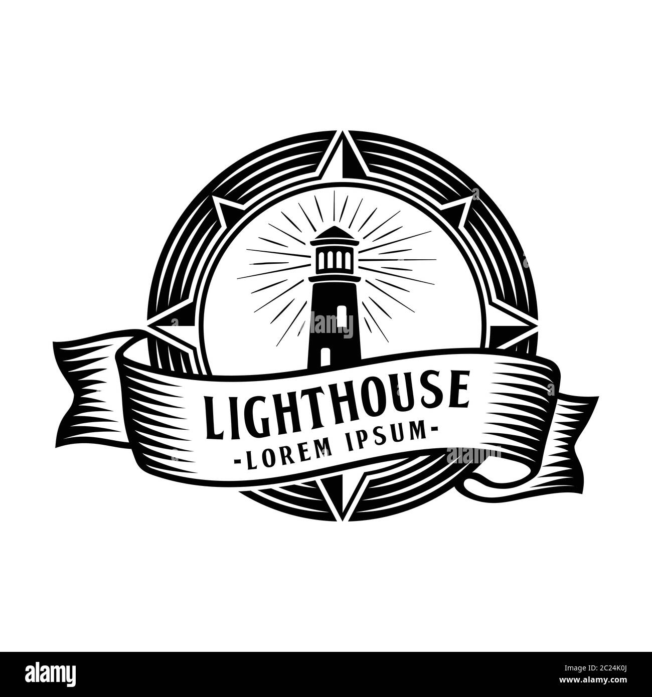 Lighthouse east Stock Vector Images Alamy