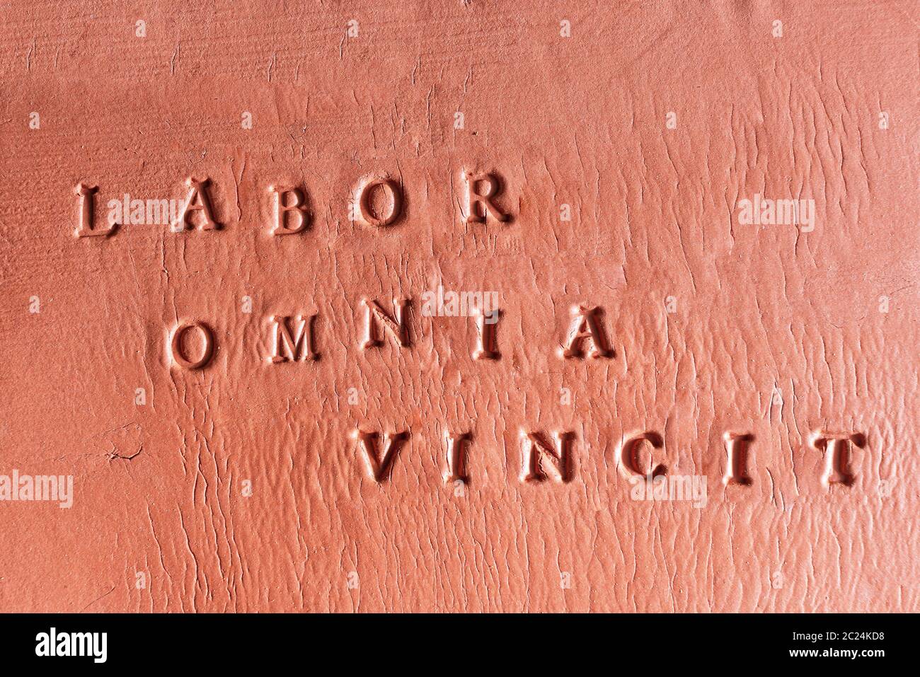 Labor omnia vincit hi-res stock photography and images - Alamy