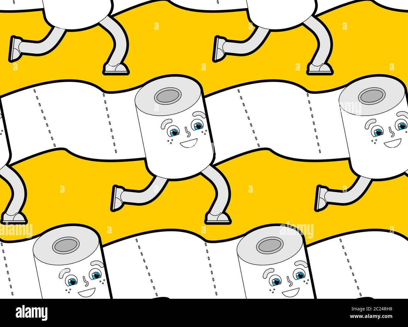 funny toilet paper cartoon