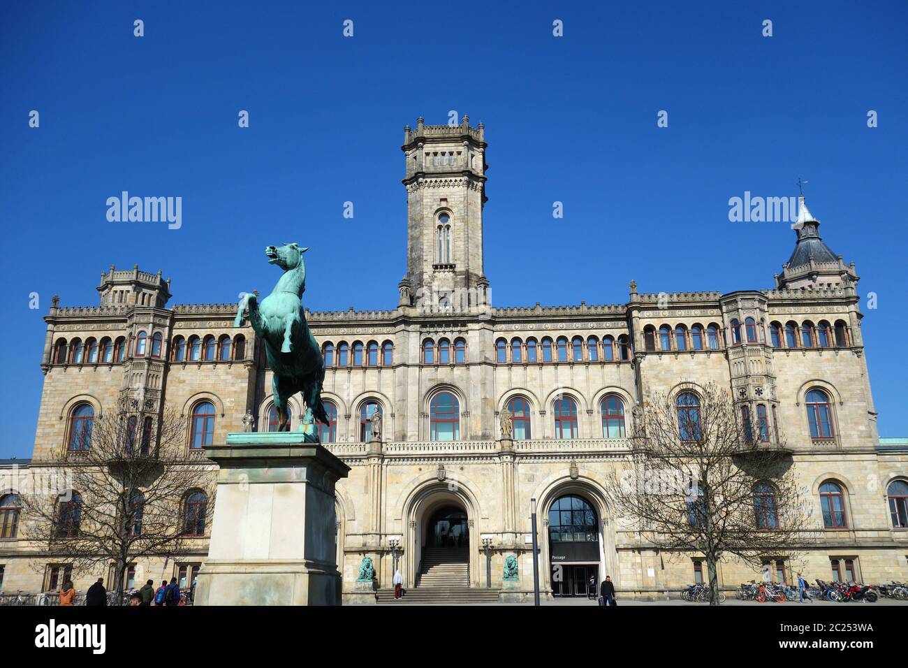 Gottfried Wilhelm Leibniz University Hannover Stock Photo