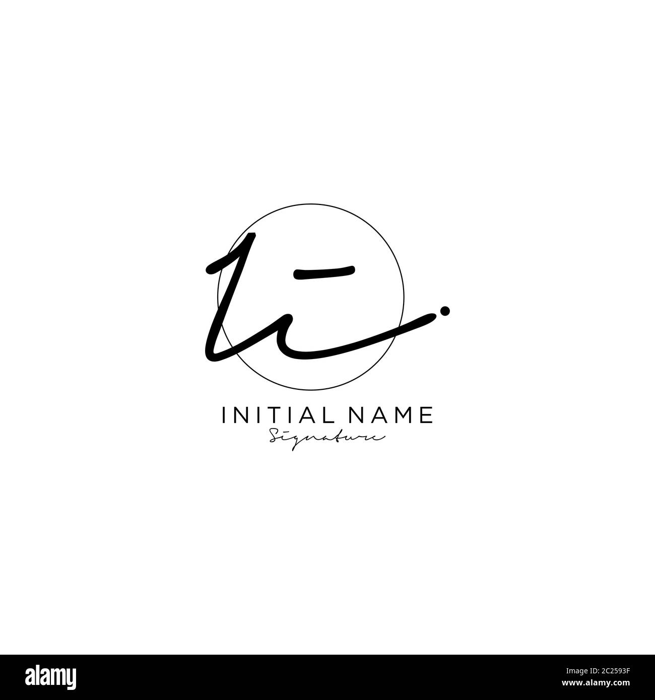 II initials signature logo. Handwriting logo vector templates. Logo for business, beauty