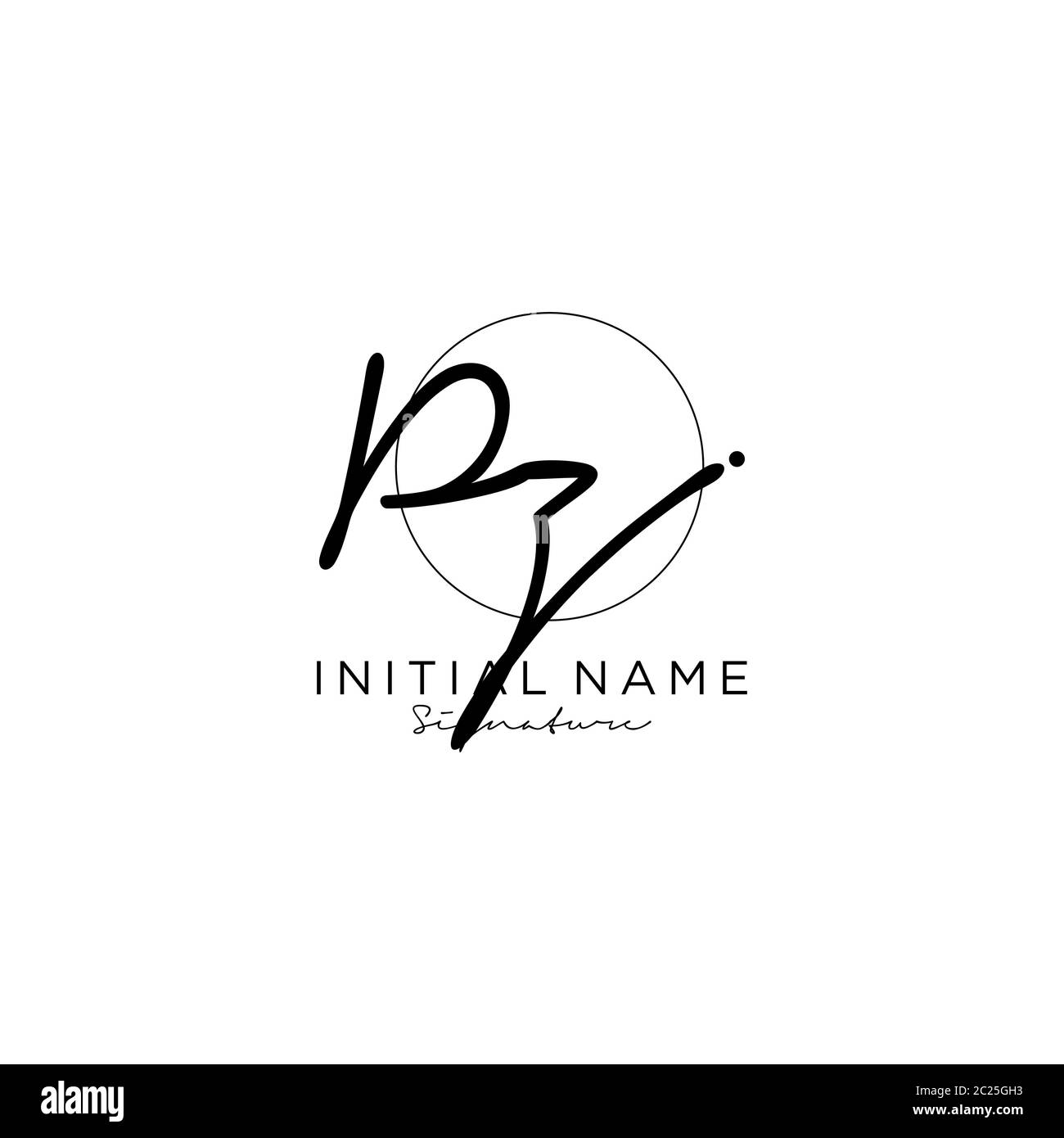 PZ initials signature logo. Handwriting logo vector templates. Logo for business, beauty